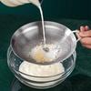 New Double Handles Stainless Steel Colander Fine Mesh Drain Tool Flour Sieve Oil Draining Oil Filter Cooking Utensil