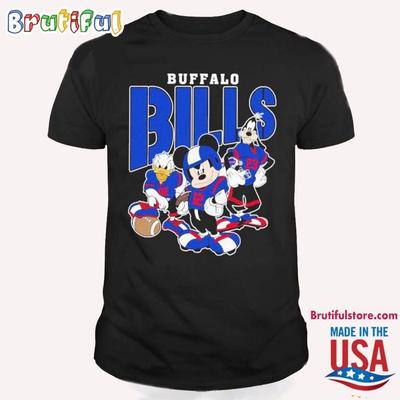 Bills Mickey Donald Duck Und Goofy T-Shirt, Bills Football Team Shirt