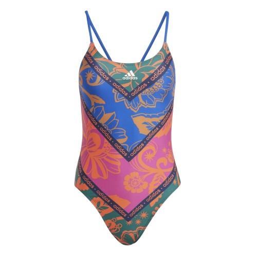 Adidas Womens/Ladies Floral Pattern One Piece Swimsuit
