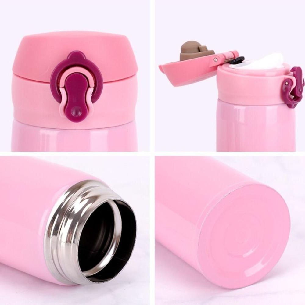 Bilayer Vacuum Insulated Cup 500ML Bouncing Cup Portable Water Cup