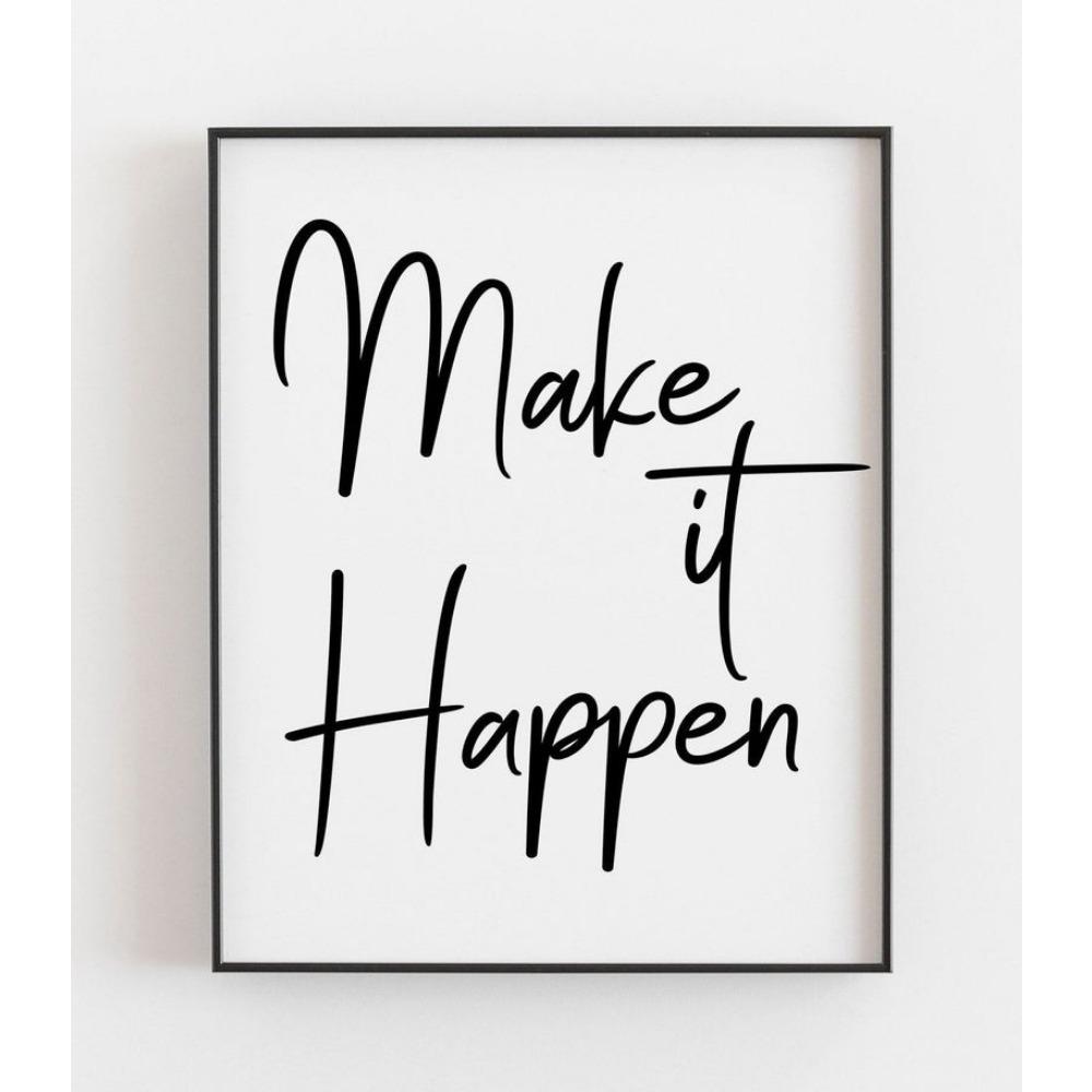 Inspirational Quotes Modern Design Dream Big Motivational Verse Art HD Print Canvas Beautiful Living Room Decor Mural Art (Without Frames)