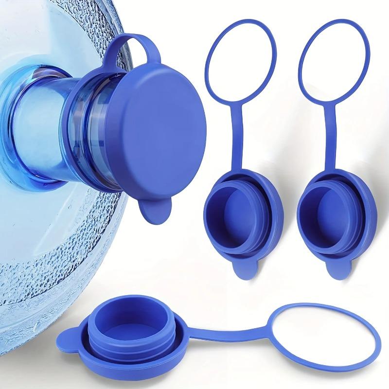 4 Stück Gallonen-Spender Wasserflaschenverschluss Silikon Wiederverwendbarer Ersatzverschluss Auslaufsichere Flaschenverschlüsse für 2,1 Zoll/55 mm Wasserflasche