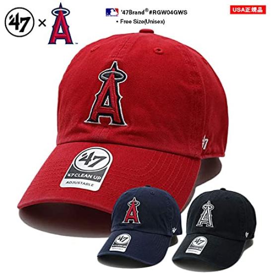 47 Brand Angels MLB Official Low RGW04GWS Cap, Cap, Black,