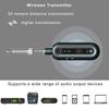Wireless In-Ear Monitor System UHF 90° Rotate Transmitter Receiver Set Automatic Pairing with Monitor Earphones Plug