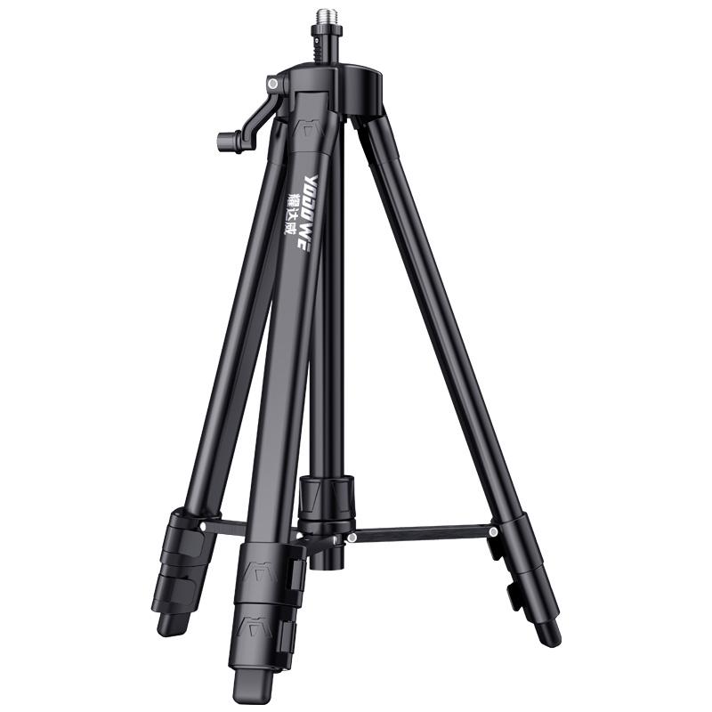 Telescopic Tripod Stand for Laser Level with Thickened Mini Lifting Frame