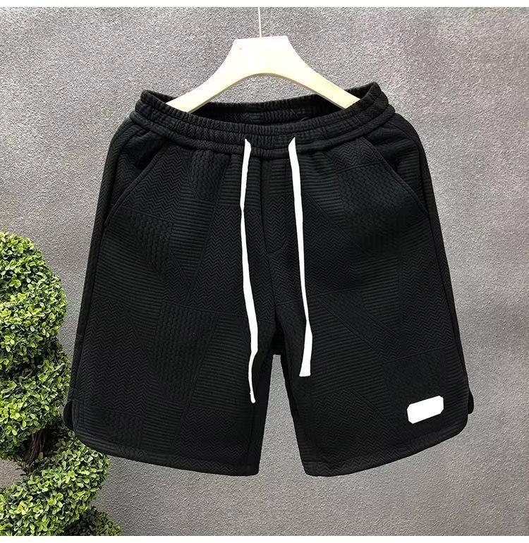 

Мужские модные спортивные повседневные летние шорты из плотной ткани - средней длины, свободный крой XL