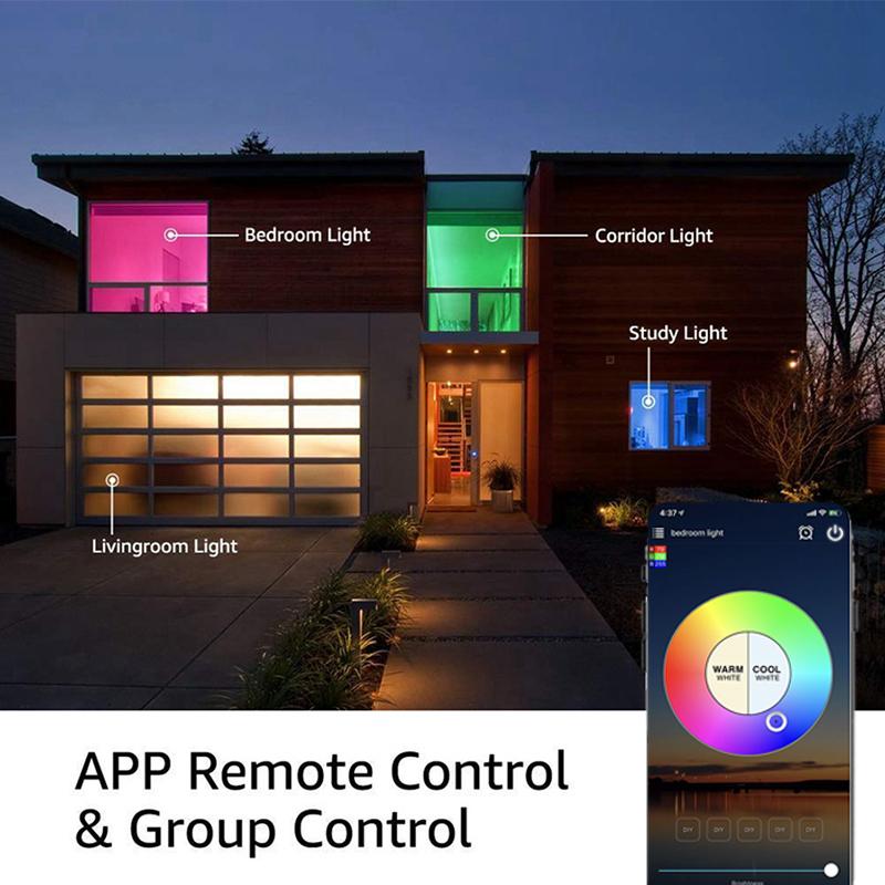 Wifi Rgb Lighting Controller 12V 4 Pin Bluetooth RGB Led Controller Smart 24Key Remote RGB Led Lights Controller Programmable