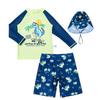 Boys' Dinosaur Print Split Swimsuit Set