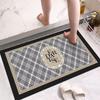 Diatom Mud Bathroom Floor Mat, Toilet Door Absorbent Mat Non-slip Quick-drying Household Toilet Foot Mat Carpet Bathroom