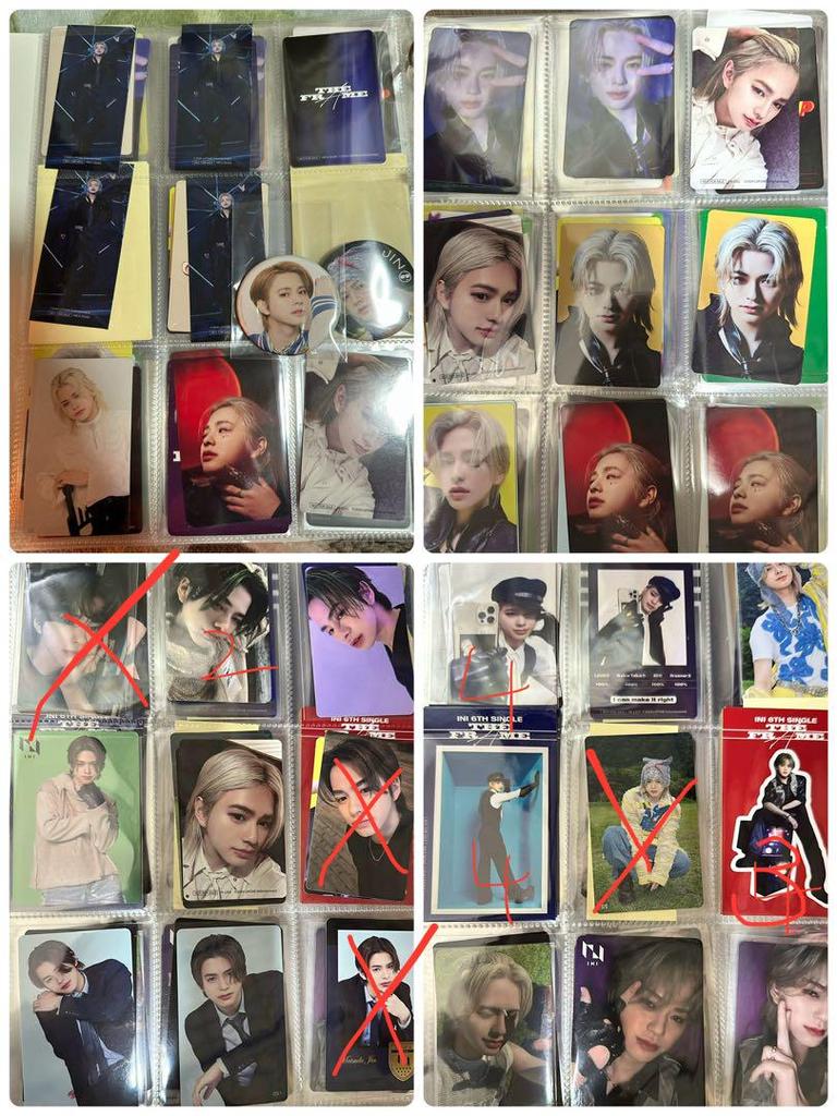 [USED] Sold separately INI Matsuda Jin 2 page trading card