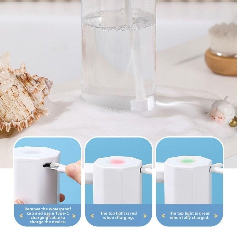 Refillable Foaming Soap Dispenser Rechargeable Gel Foaming Machine Foam Hand Dispenser  Kitchen Use