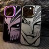 Coole Maske Bleicht Handyhülle für iPhone 17 Air 16 16e 15 14 Plus 13 12 11 Pro Max X Xs XR 8 Bunte Silberne Harte Hülle