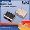 Renhe RJ45 59 1X2 Shielded Network Connector (8P8C, No Light)