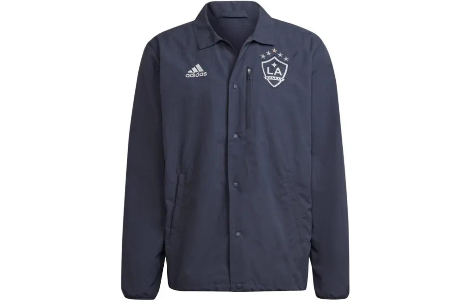 Adidas LA Galaxy LA GALAXY TIRO ANTHEM JACKET Jackets & Coats Men s Dark Shadow Marine Blue HB8478 L