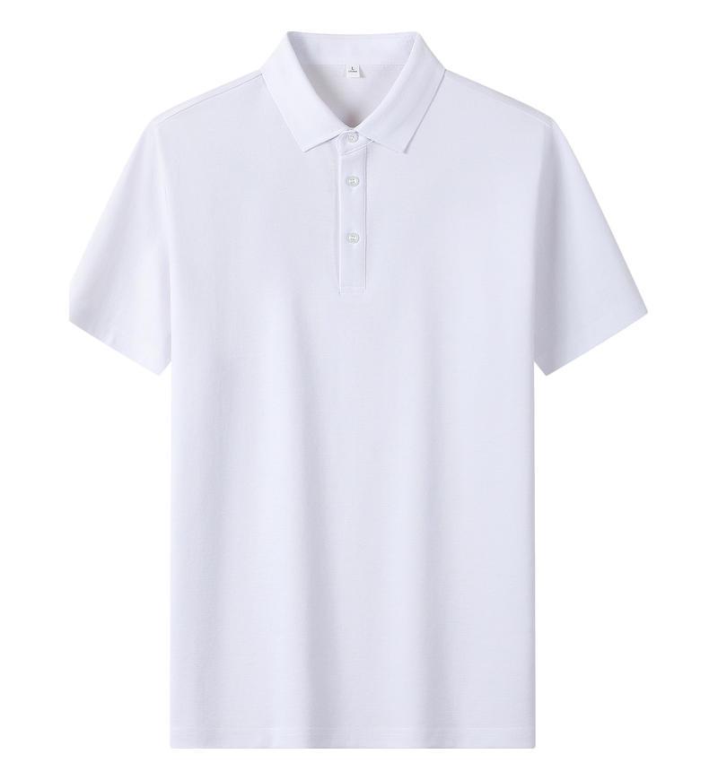 Solona Ice Silk Collared Polo T-Shirt for Office and Group Wear, Short Sleeve with Logo Print.
