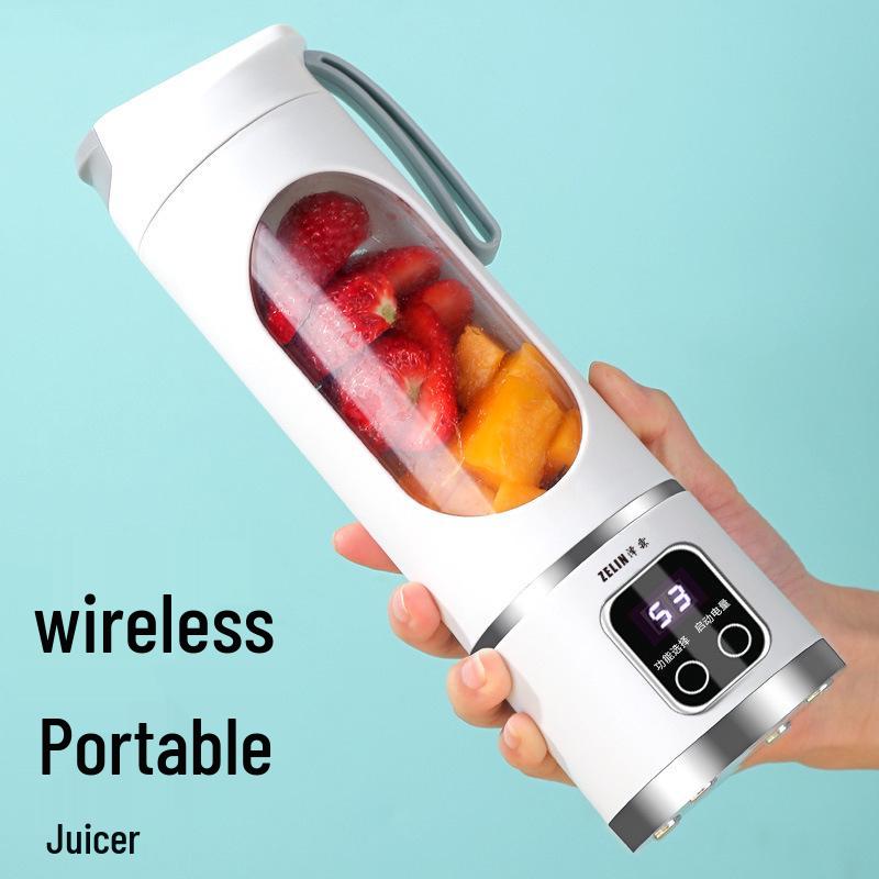 Zelin Premium USB-Charging Portable Juicer Cup - 12-Blade Household & Outdoor Ice Crushing Juicer