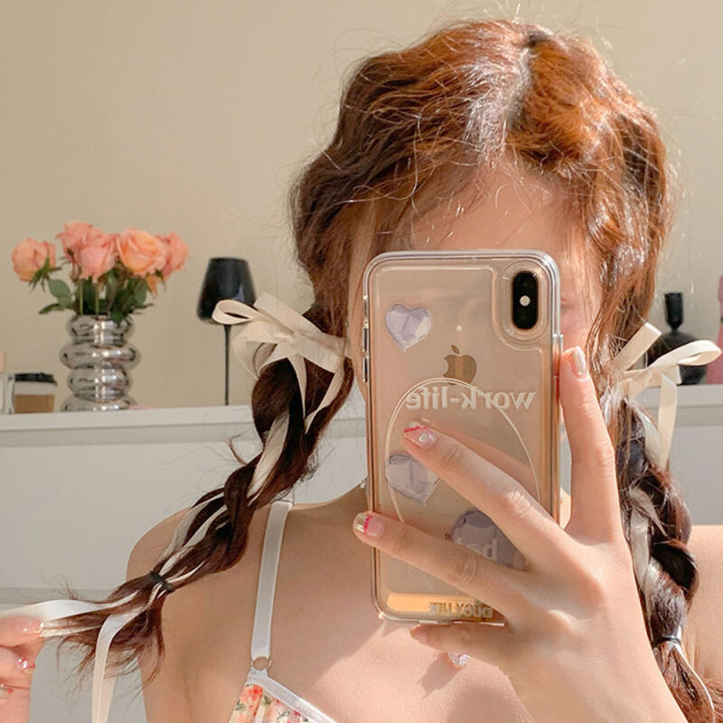 Rail 3-piece set double satin ribbon pin point ballet core pink