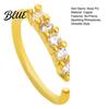 Adjustable Nose Clip Copper Material Pin Open Buckle Design Ring
