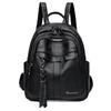 Schoolbag Backpack Women's 1011 New Large Capacity Fashion Leisure Travel Women's Small Backpack Soft Leather Korean Version Versatile School Bag