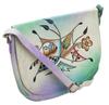 Beautiful Folk Handbag, Hand-painted Leather, Handmade