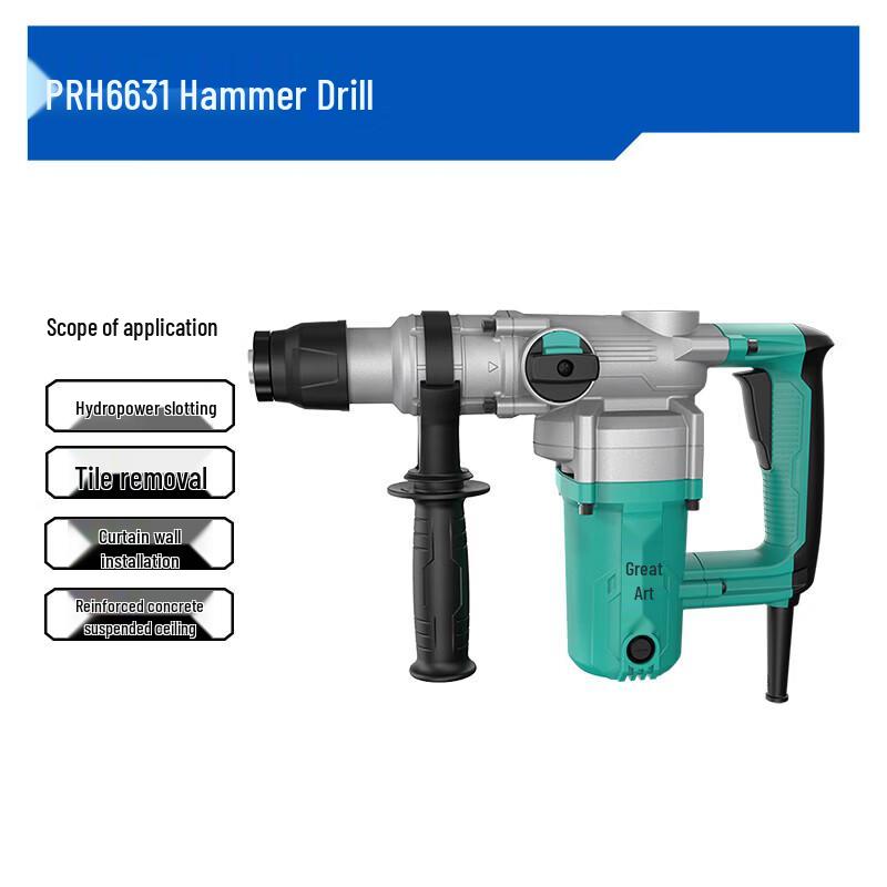 

Dayi 1050W Industrial Electric Rotary Hammer CN plug (adapter included)