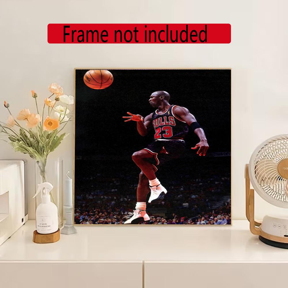 Jordan 5D Diy Diamond Paintings Mosaic Wall Round Diamond Art Painting Kits Embroidery Crystal Accessories Frameless