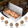 Stainless Steel Smoker Box Grill Tool for Smoking Wood Chips and Charcoal 