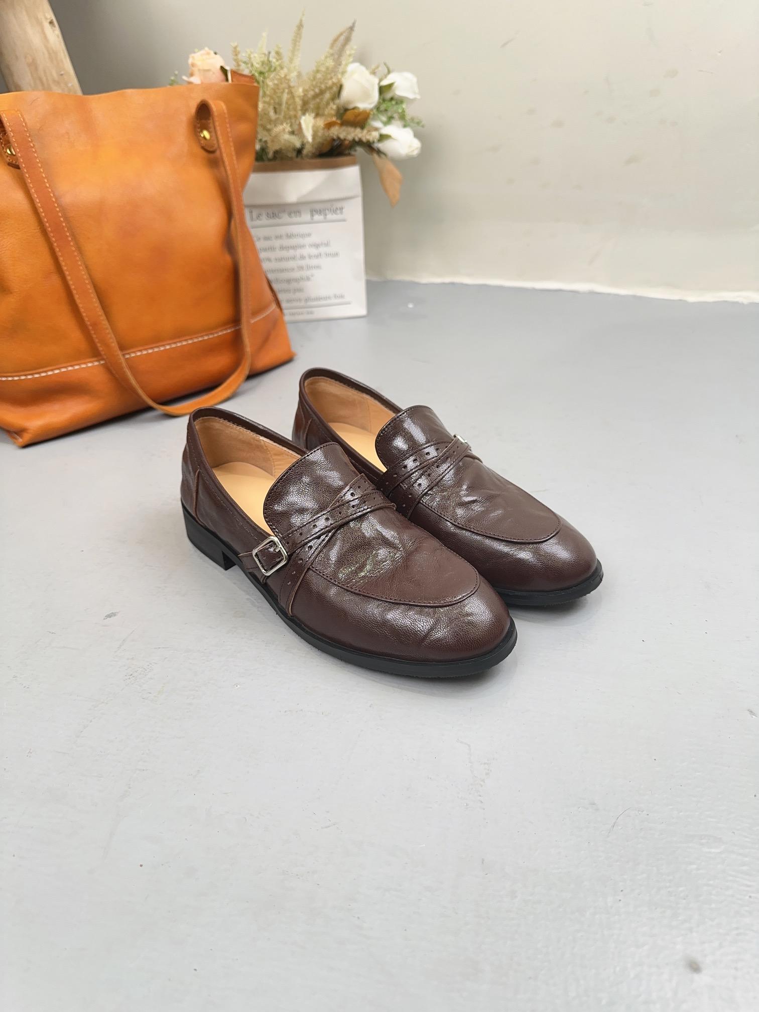 

Fashion All real leather women s shoes, flat casual loafers, leather shoes, cowhide uppers, inner sheepskin, high-quality 40