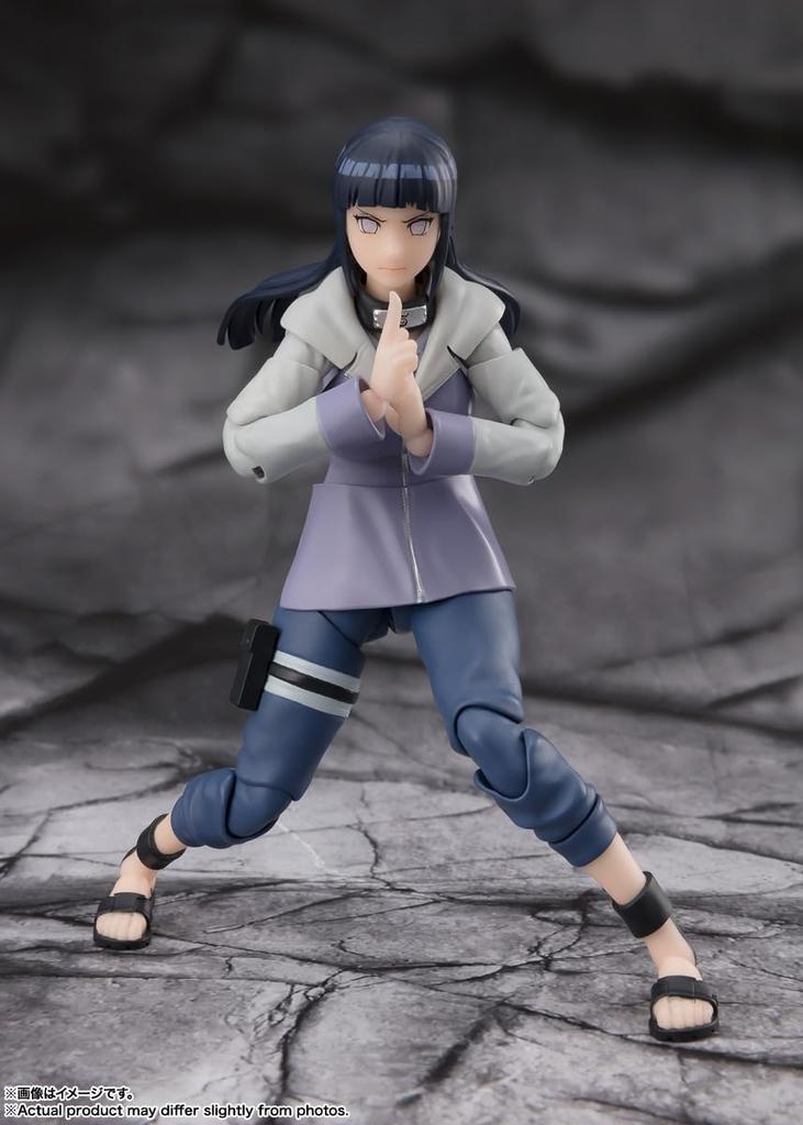 TAMASHII NATIONS NARUTO Shippuden Hinata Hyuga White 135mm PVC ABS Painted Action Figure S.H.Figuarts -Noble Eyes- Approx. &