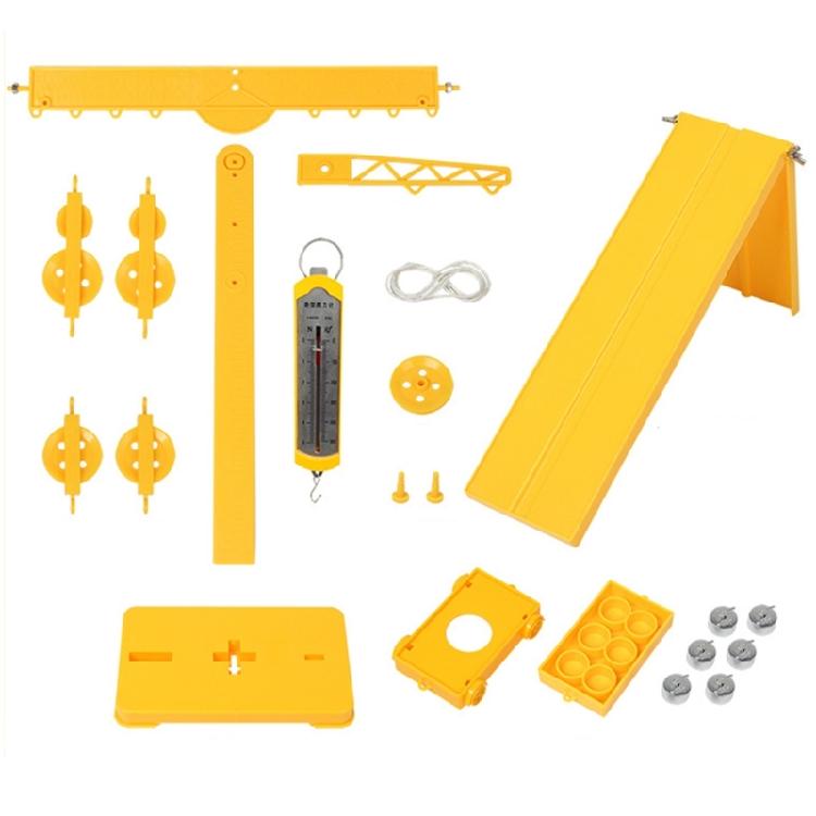 

STEM Educational Toy Pulley and Lever Mechanics Friction Experiment Set Physics Learning Teaching Props for Children 8+ 1