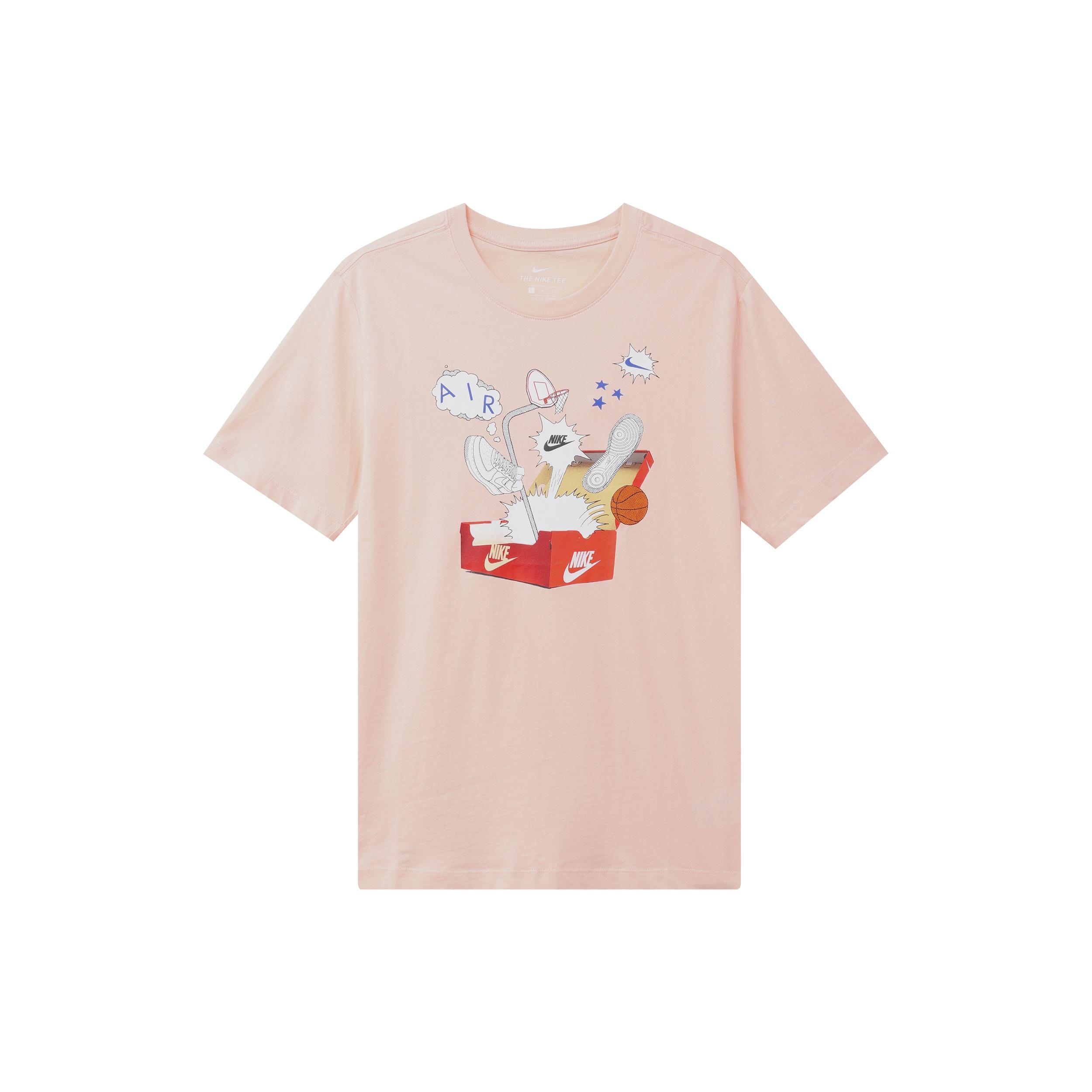Nike AS M Nike Sportswear NSW Tee Shoe Printing Short Sleeve coral red Men s CU6872-664 L