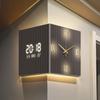 Modern Wall Clock Decorative Led Digital Clock Large Temperature Clocks Office Interior Calendar Clocks Aesthetic Room Decor