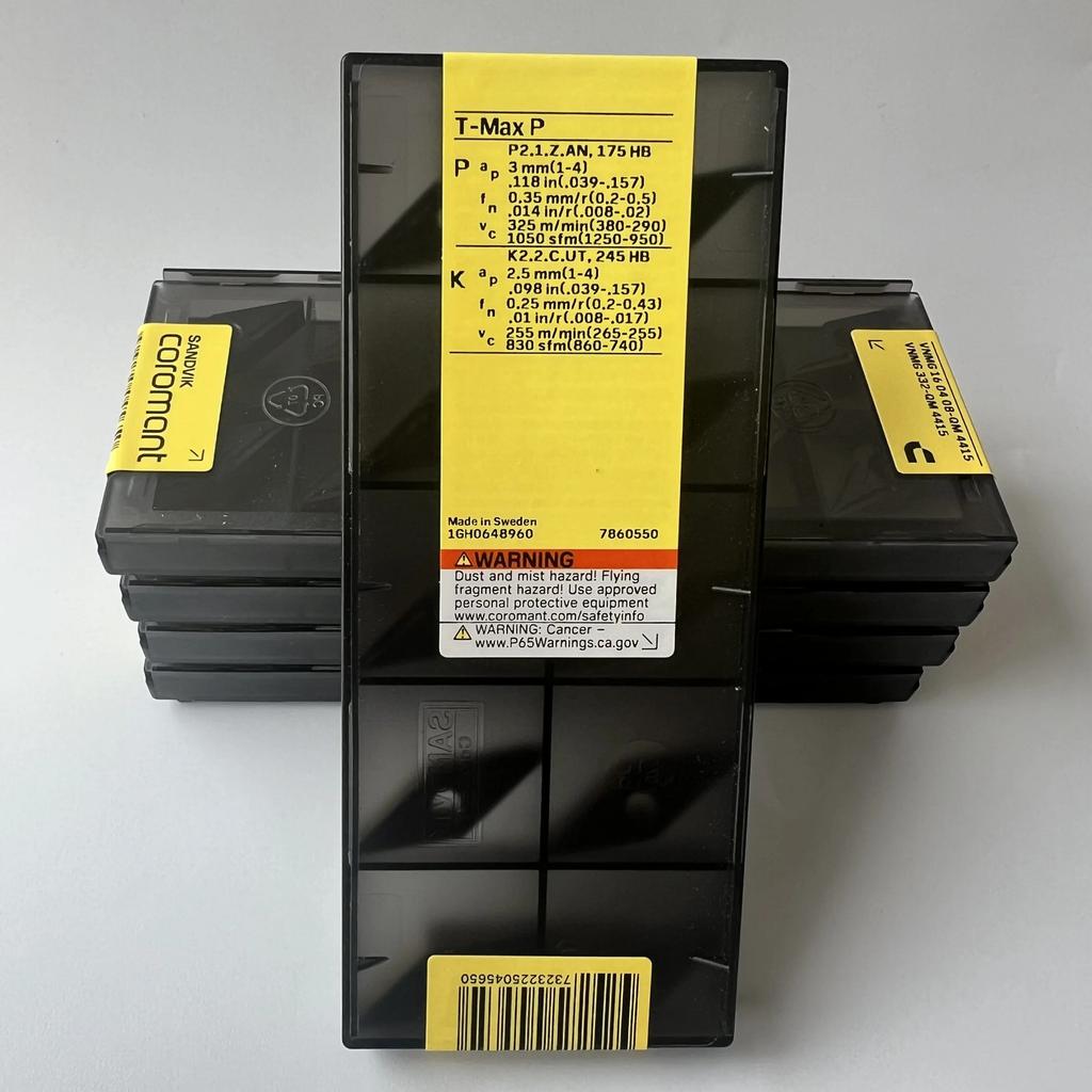 SANDVIK / VNMG160408-QM 4415 / Industrial indexable Carbide Inserts 10 Pcs