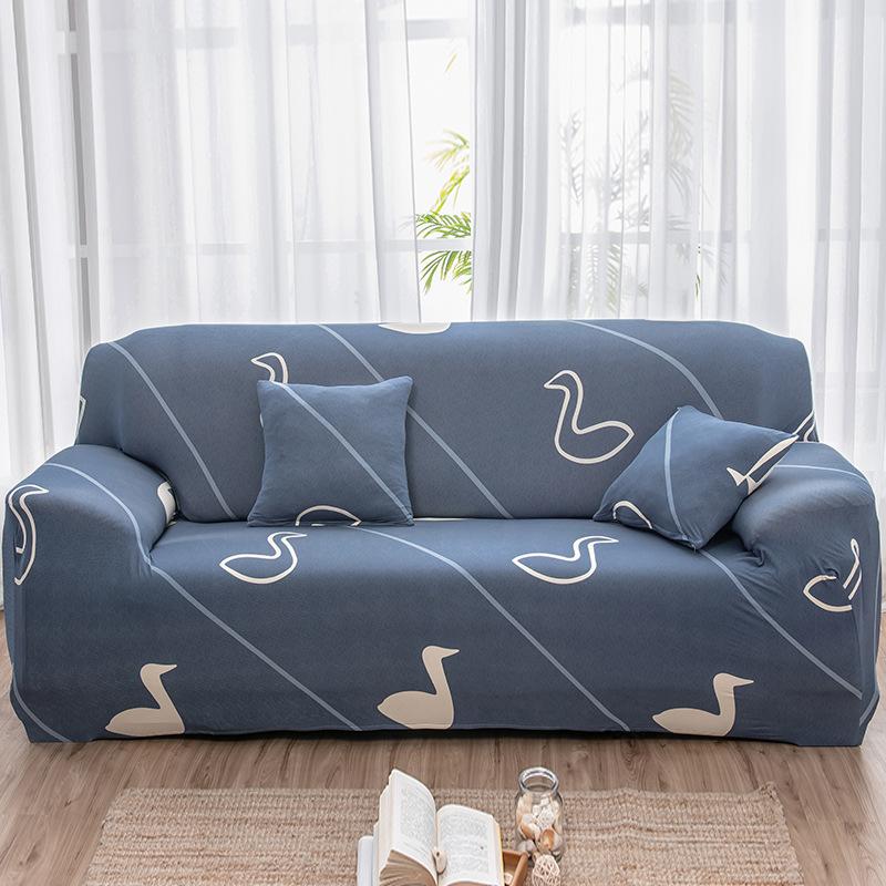 1pc Floral Printed Sofa Cover Spandex Elastic Couch Slipcovers for Bedroom Office Living Room Furniture Protector Home Decor