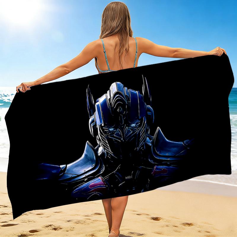 1Pc Futuristic Skateboard Reflection Beach Towel Quick Dry Multiuse For Beach Pool Gym Yoga Home Travel Christmas Halloween Xmas Gift S1615