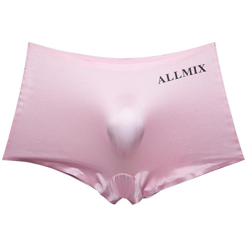 

Мужское тонкое нижнее белье из ледяного шелка, шорты-боксеры с четырьмя углами XXXL&1pc как