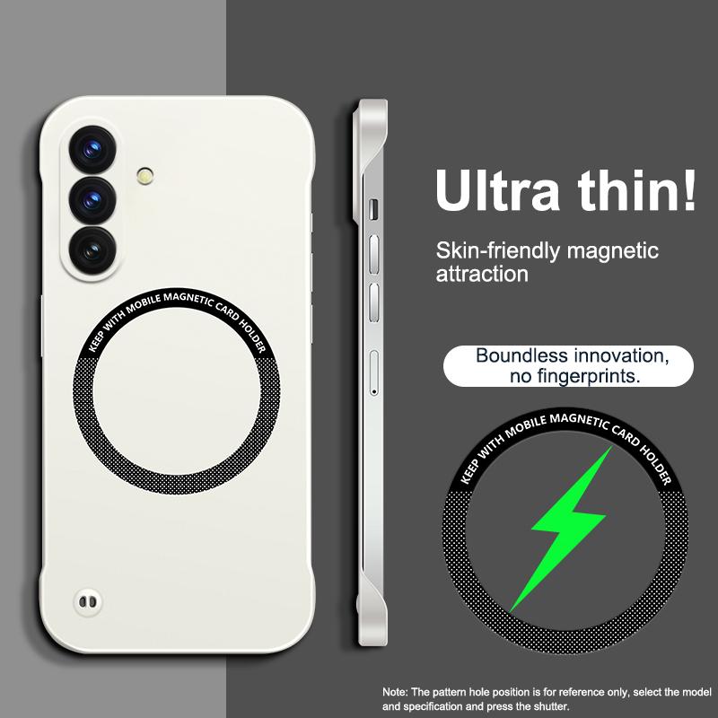 Θήκη για Samsung A56 5G Εξαιρετικά Λεπτή Χωρίς Πλαίσιο Θήκη Κινητού Τηλεφώνου Για Samsung Galaxy A56 5G Για Magsafe Μαγνητικό Κάλυμμα Ασύρματης Φόρτισης