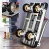 Steel Plate Folding Hand Truck for Home, Office, Warehouse, and Construction Site Transport