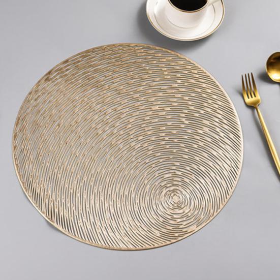 Round Anti-slip Hollow Bowl Pad Placemat Coffee Tea Cup Mat Dinner Table Decor