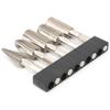 5Pcs Rotary File 14in Hex Shank Double Cut Metal Grinder Drill Bit Set for Carving Polishing
