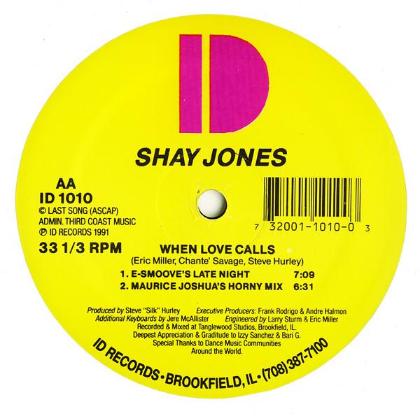 

12inch Record SHAY JONES - When Love Calls ID1010 ID Records 1991 US Dance & Electronica Used