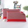 2Pcs Thickened Thickening Pillowcase Breathable Colorful Striped Pillow Cover Stripe Design Durable Thickened Striped Pillowcase