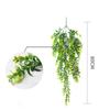 Artificial Hanging Plants Fake Vine Leaves For Wall Home Room Garden Wedding Garland Outside Decor