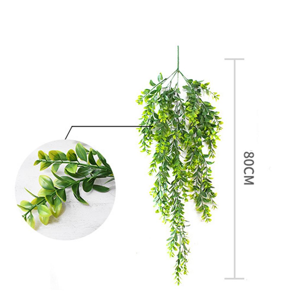 Artificial Hanging Plants Fake Vine Leaves For Wall Home Room Garden Wedding Garland Outside Decor