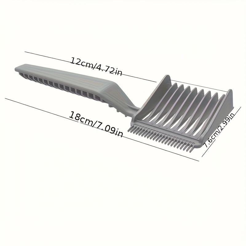 Men's Electric Hair Clippers Haircut Flat Head Comb Slope Positioning Haircut Comb Hand Push