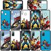 for iPhone 17 16 15 Xiaomi Poco Redmi Note 14 13 12 11 Pro Max Samsung Galaxy S25 S24 S23 OPPO Huawei Wolverine Deadpool Marvel Super Hero Phone Case