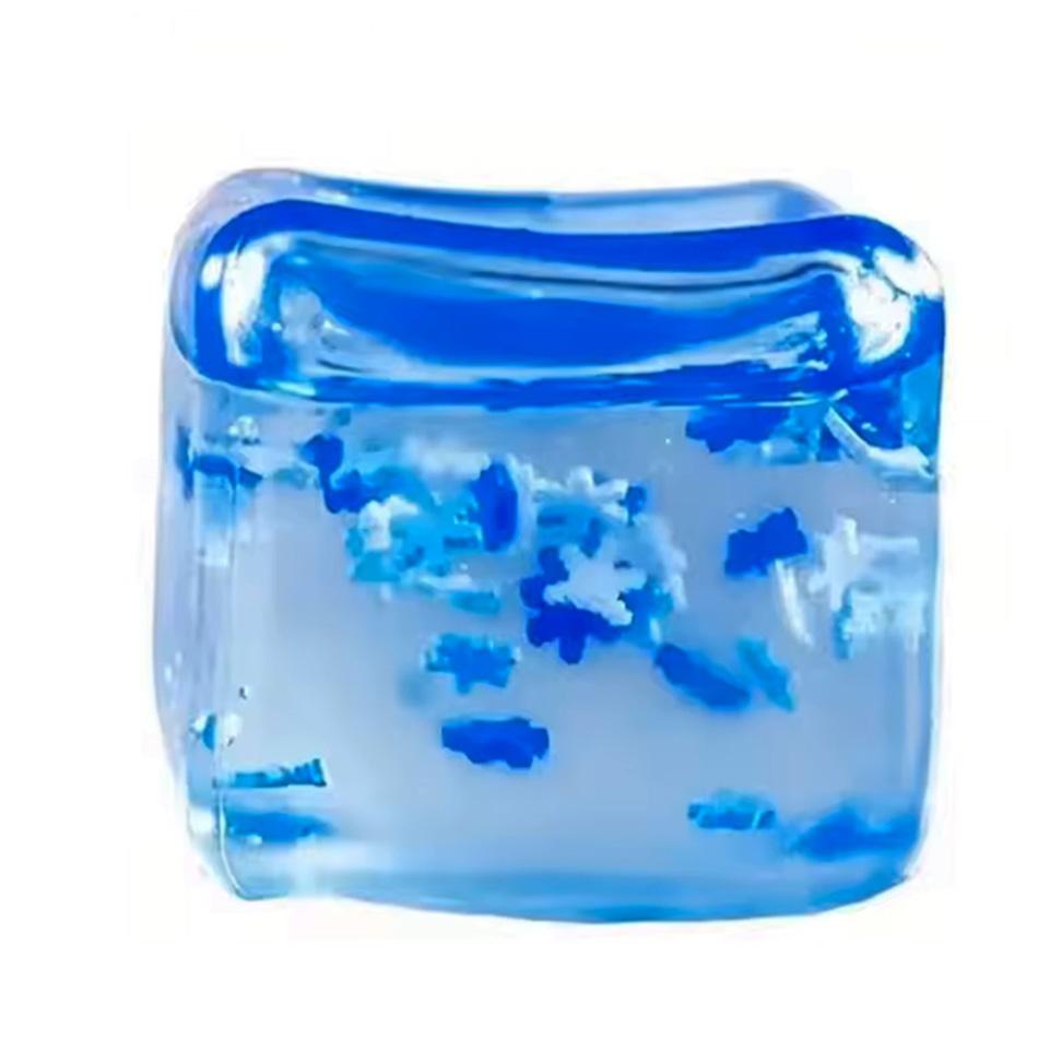 Hot Style Schylling Snow Ball Crunch NeeDoh Squishy Fidget Toy White Crunch Snow Ball Crunch Stress Relief Toy
