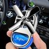 Car Air Freshener with Long-Lasting Perfume Fragrance Vent Clip-On Fan-Shaped Decorative Air Freshener