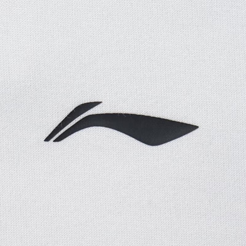 Li Ning Logo Print Spliced Comfortable Skin-Friendly Breathable Round Neck Pullover Long Sleeve Sweatshirt Casual Sports Set AWDU95-2-AKL81-1