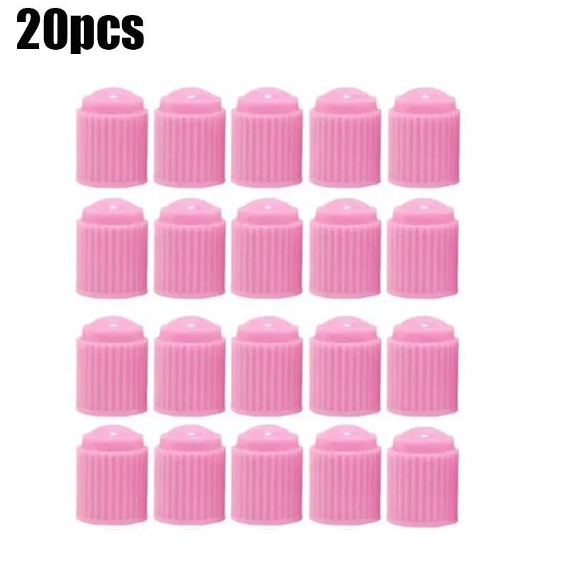 Universal Car Valve Cap Plastic Wheel Tire Air Stem Cover Black Red Blue Dust Tyre Valve Caps For Car Motorcycles Bike Bicycle
